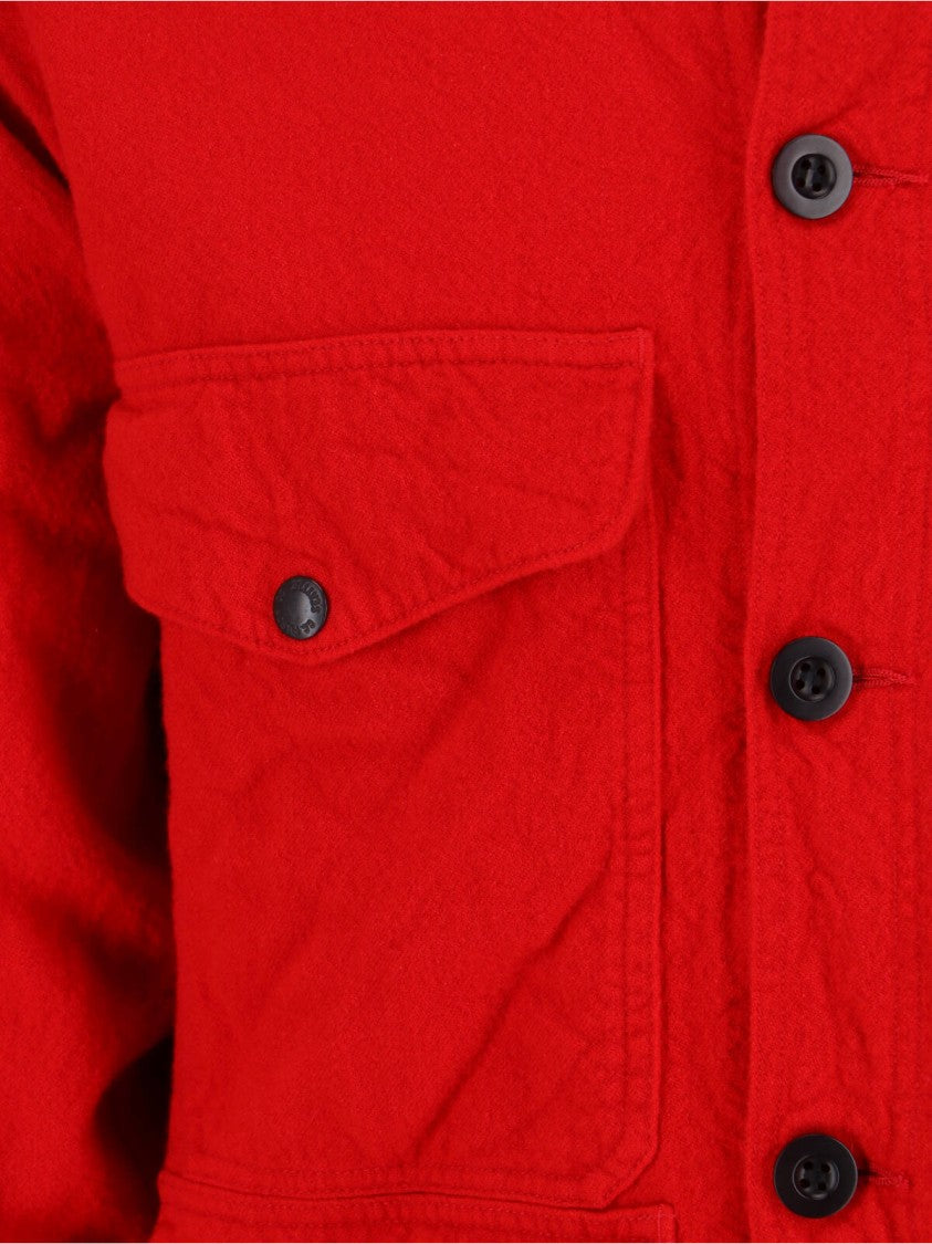 Junya Watanabe Red Wool Blend Jacket