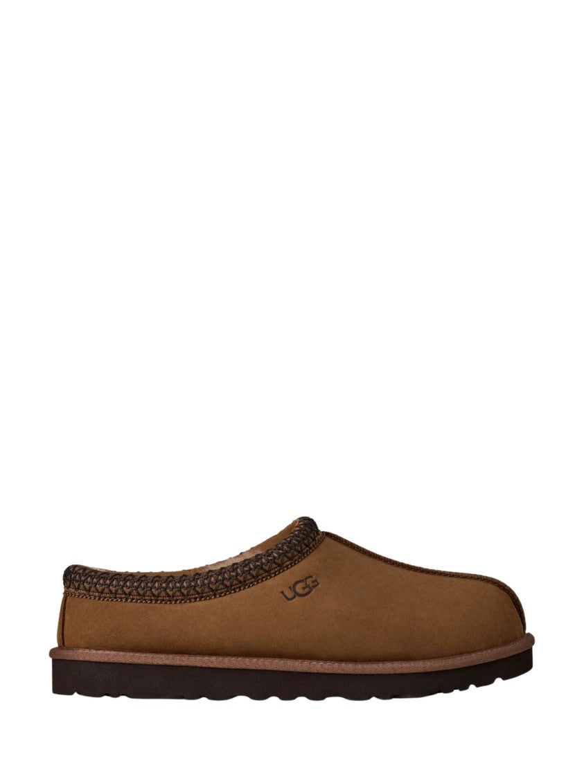 Ugg Dark Brown Nubuck Slip-On Ugg Tasman Ii Slipper