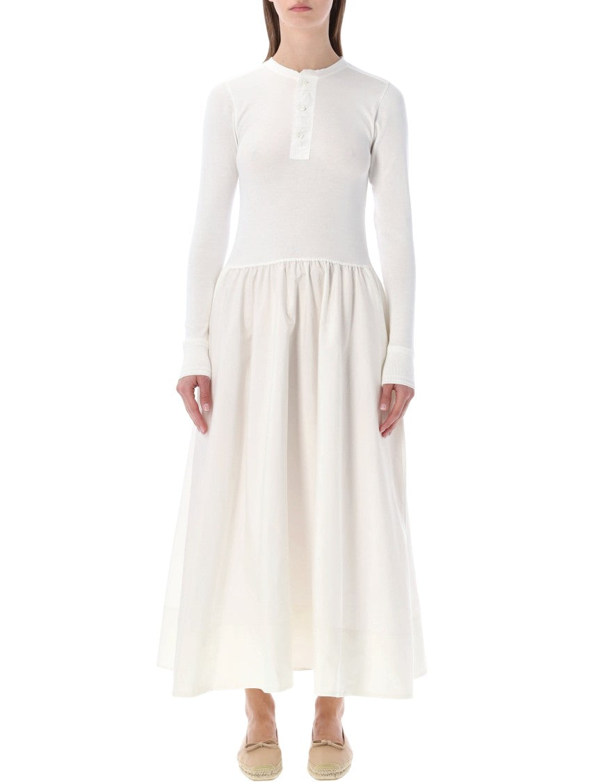 Polo Ralph Lauren Henley Fit Flare Cotton Dress