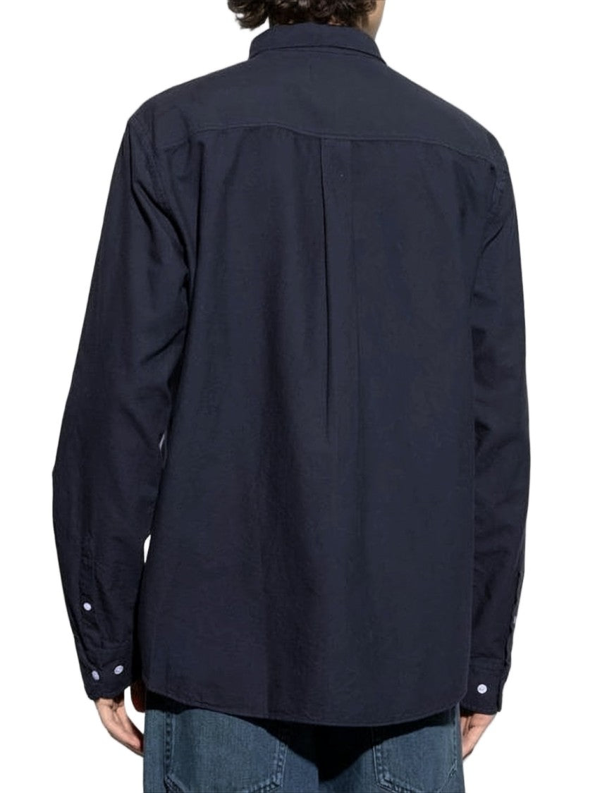 Isabel Marant Classic Long-Sleeve Blue Shirt With Minimalist Design
