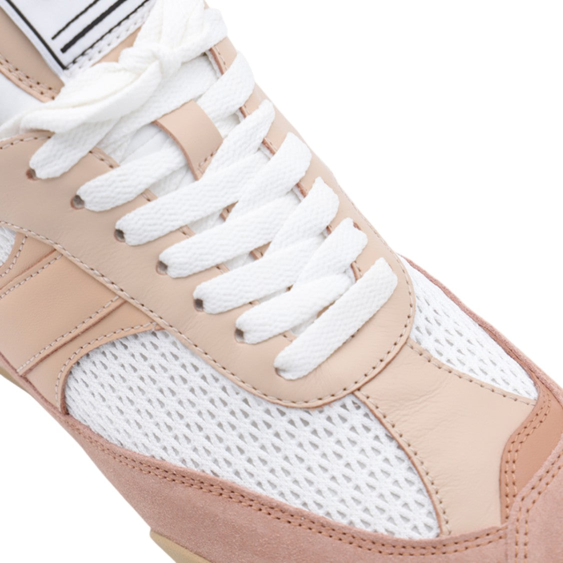 Chloé Luxe Mesh And Suede Sneakers