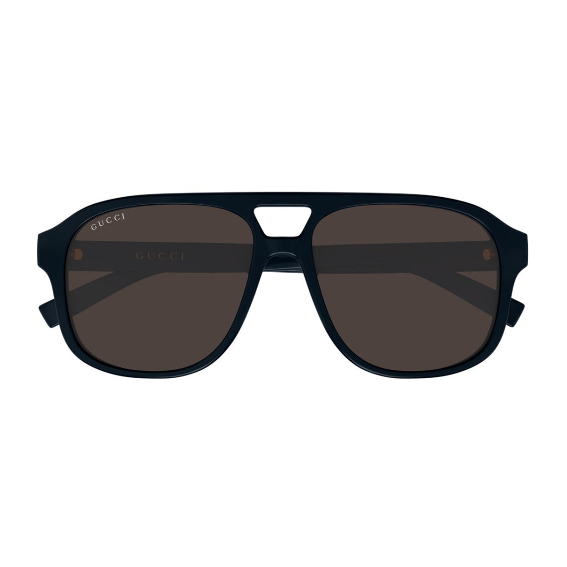 Gucci Blue Gg1856s Linea Sign Rectangular Injected Sunglasses