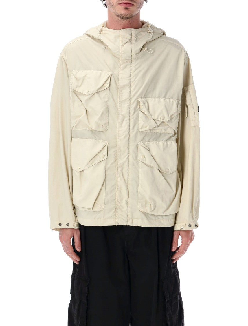 C.P. Company Flatt Nylon Goggle Hood Matte Jacket