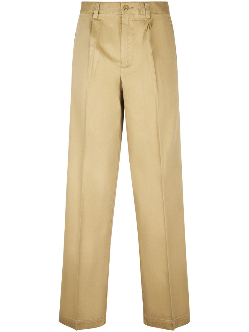 Polo Ralph Lauren Woven Straight-Leg Trousers With Classic Design