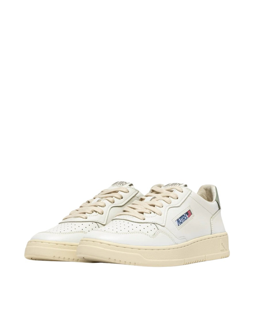 Autry Medalist Low Men’S White/Sea Grass Sneakers