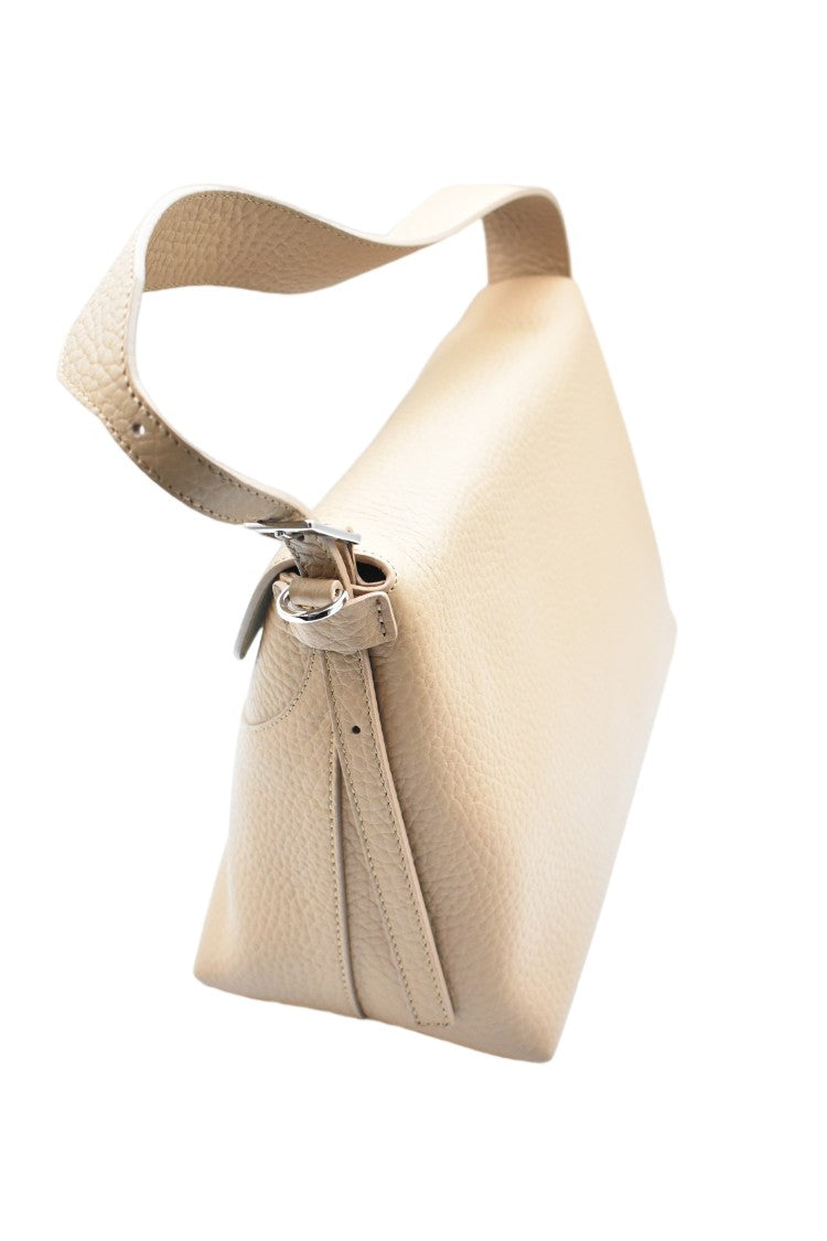 Orciani White Hand Shoulder Versatile Daily Handbag