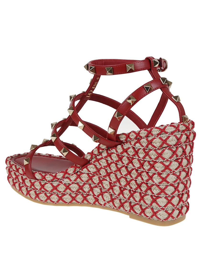Valentino Garavani Wedge With Calfskin Straps