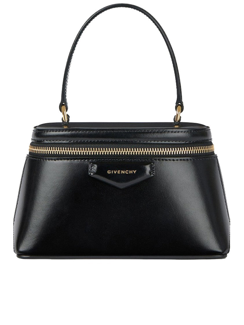 Givenchy Structured Calf Leather Shoulder Bag With Chain Strap