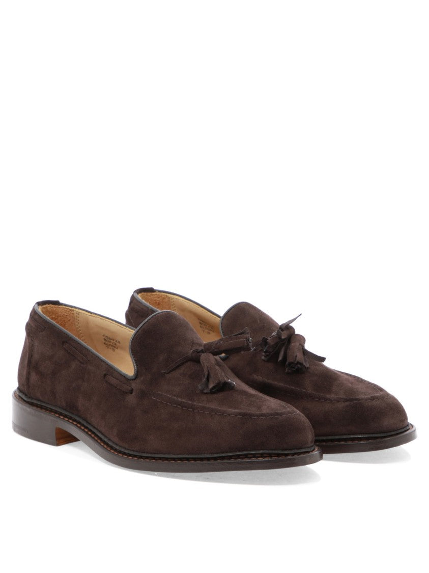 Tricker's Tassel-Detail Brown Leather Loafers By Tricker's