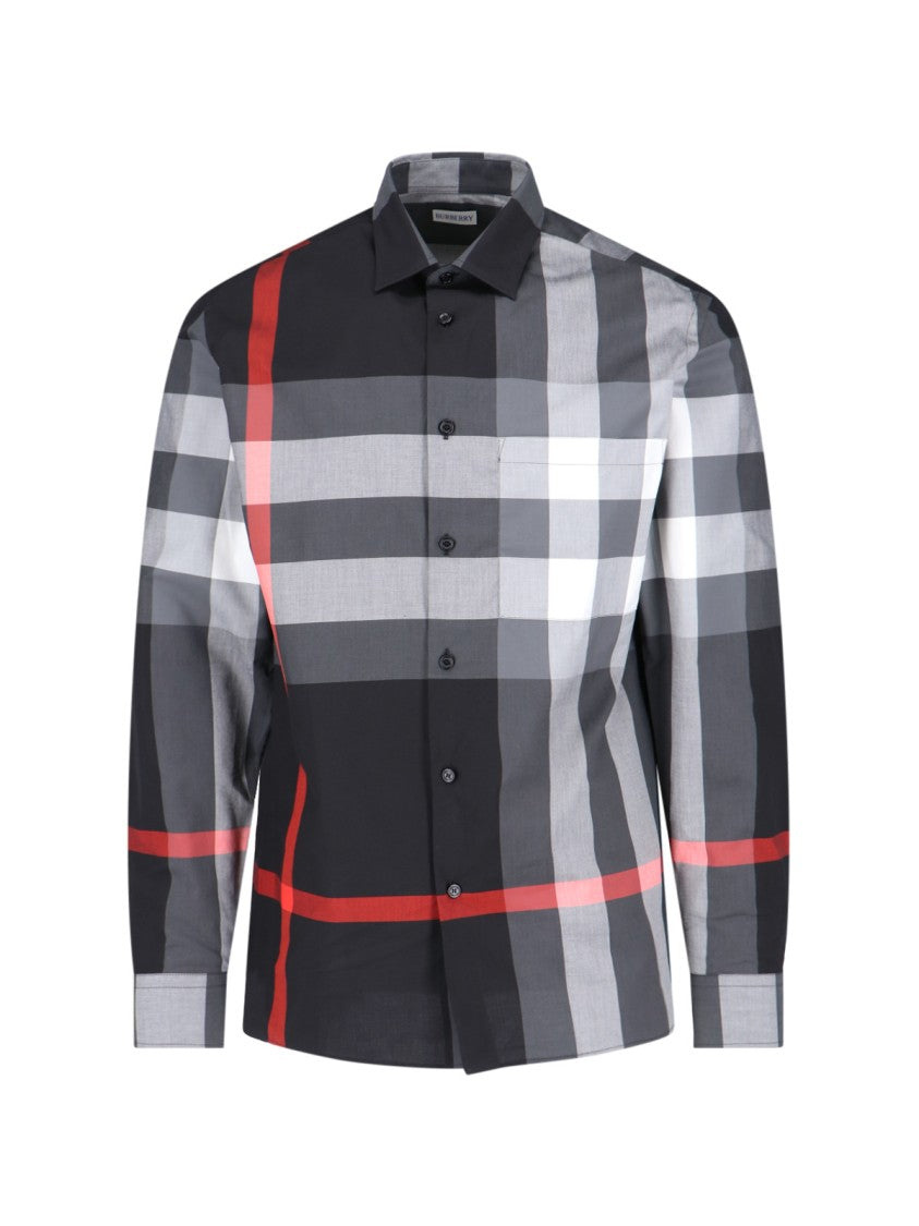 Burberry "Check" Shirt – Black