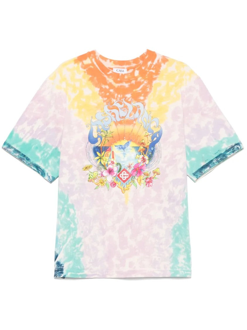 Casablanca Surf-Trip Tie-Dye T-Shirt