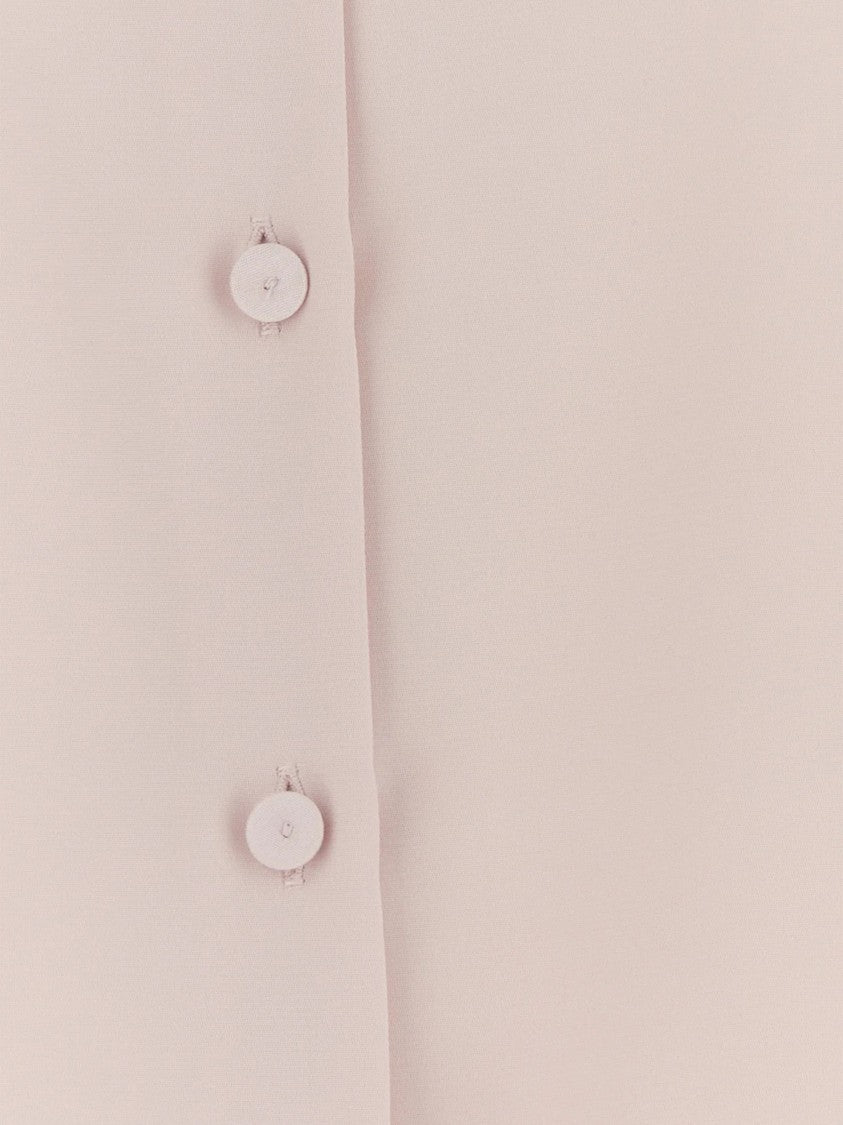 Max Mara Light Pink Volier Button-Up Shirt