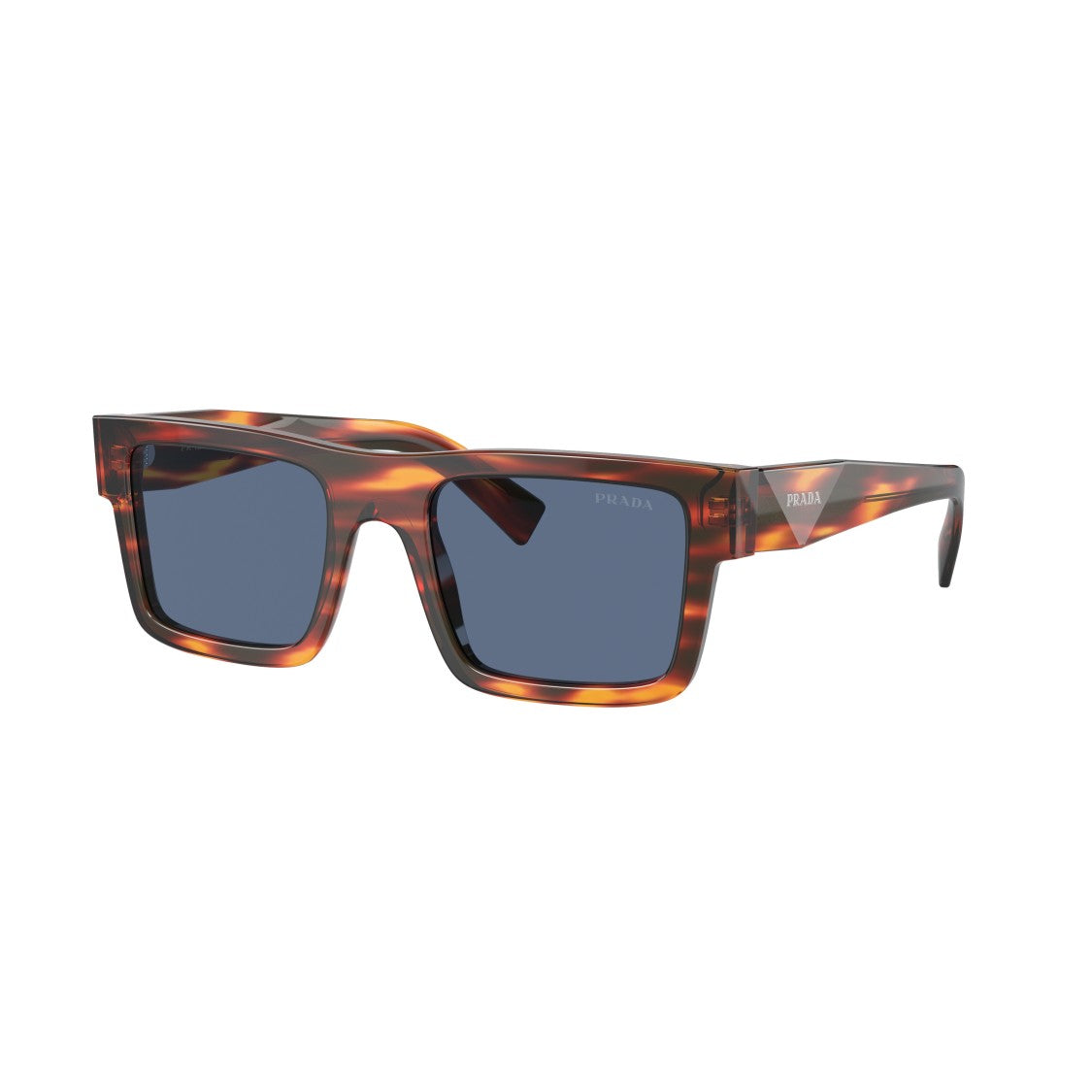 Prada 0Pr 19Ws Rectangular Tortoiseshell Acetate Sunglasses