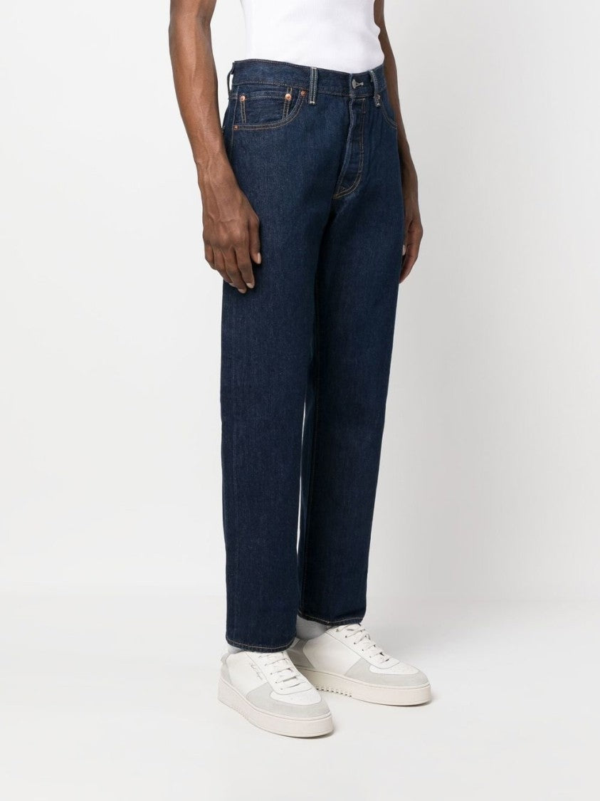 Levi's Dark Wash Straight-Leg Jeans