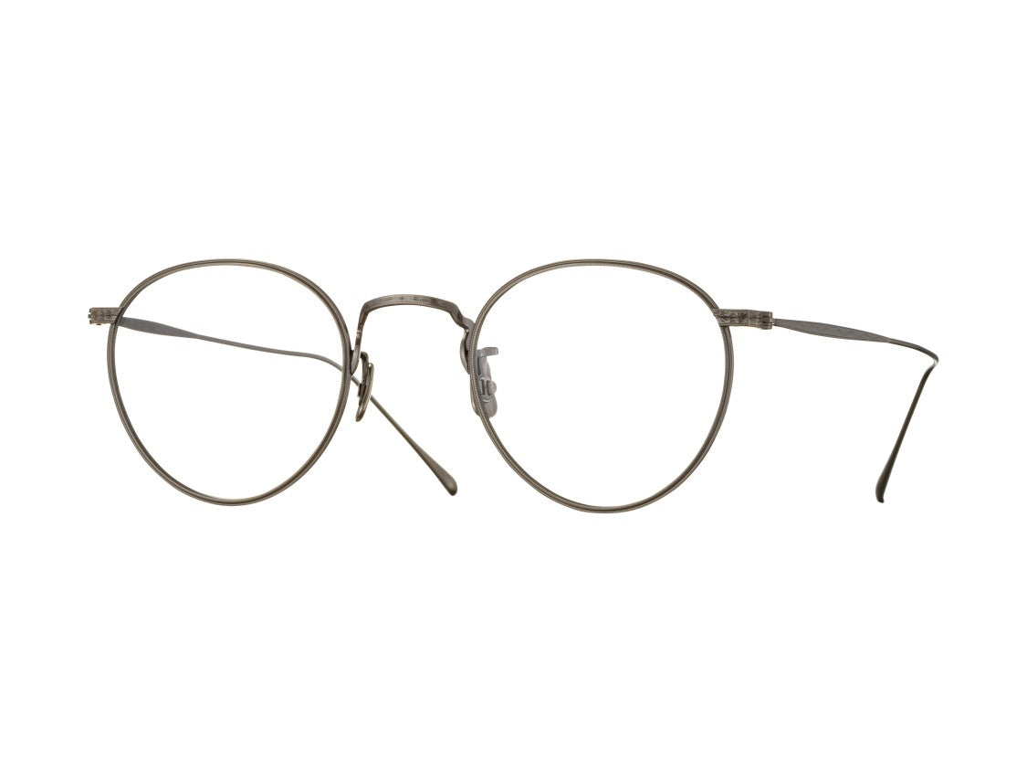 Eyevan 717D Thin Matte Metal Round Eyeglasses
