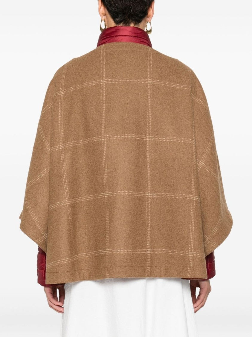 Fay Layered Beige Wool-Blend Jackets