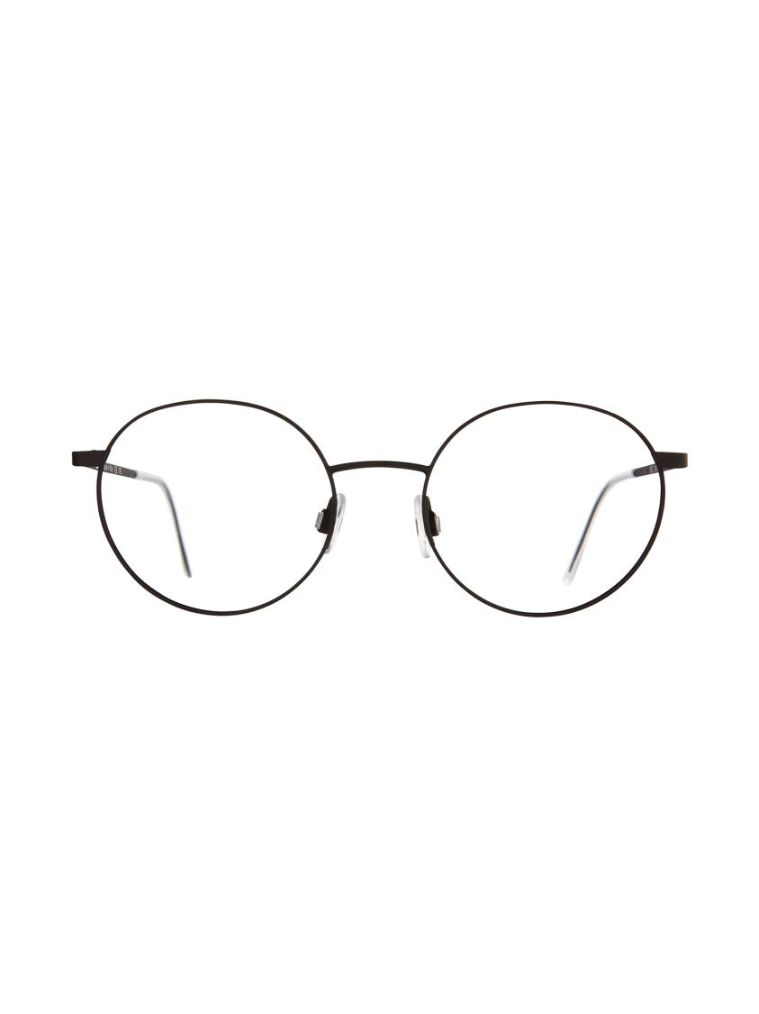 Look At Me Oval Metallic Optical Frames With Refined Finish