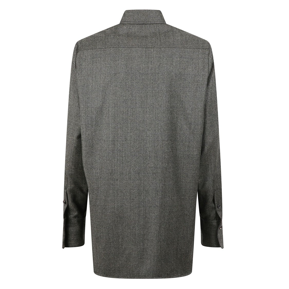 Kiton Long Wool Shirt