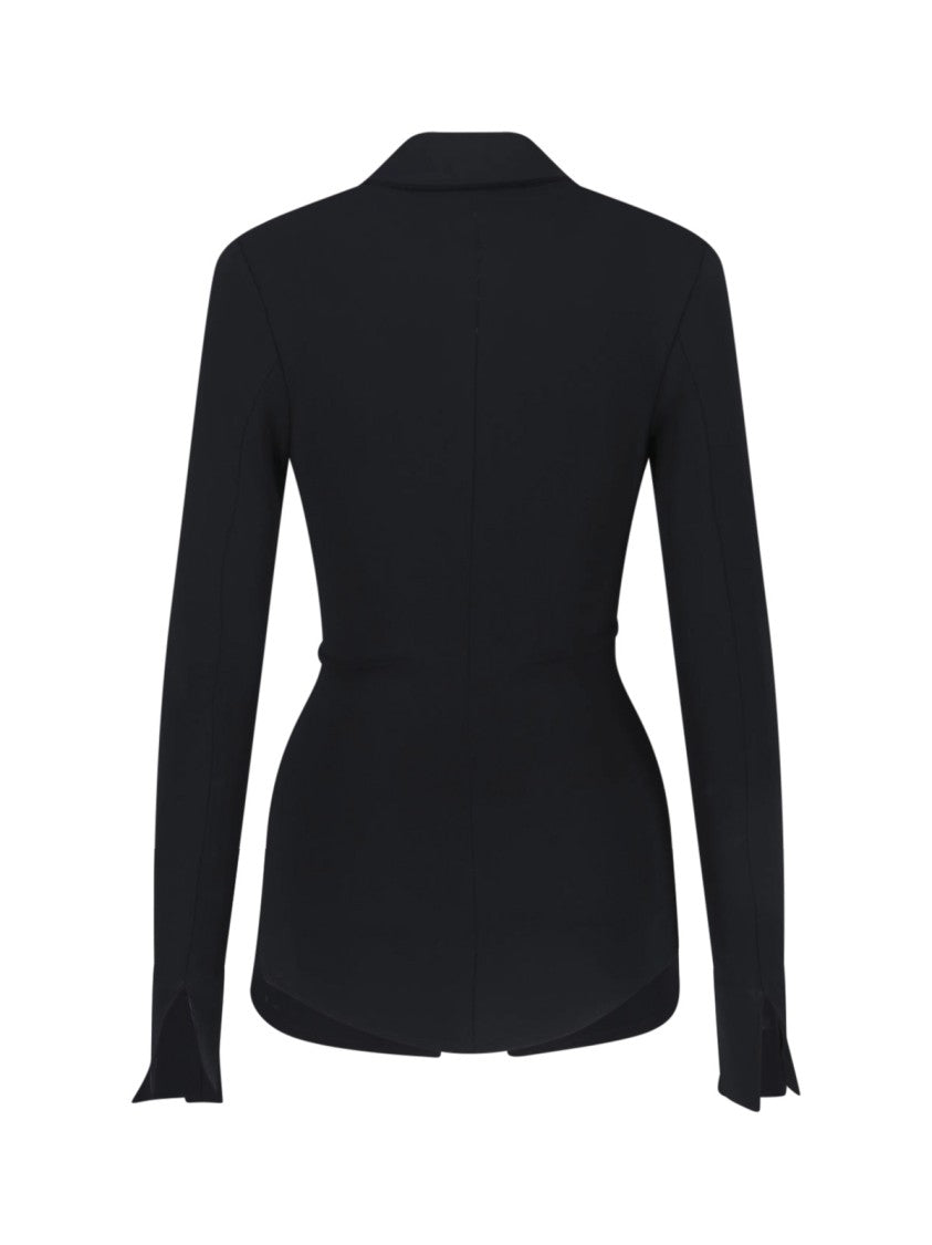 Jil Sander Camp Collar Shirt – Black