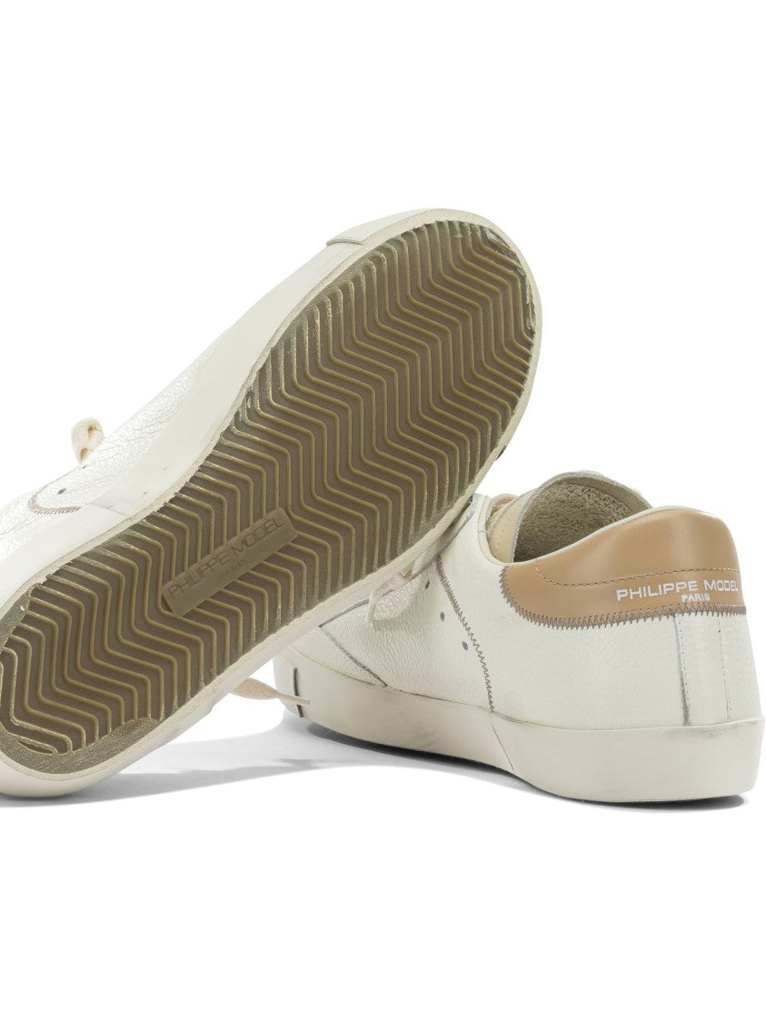 Philippe Model Paris Low-Top Sneakers With Perforated Detailing