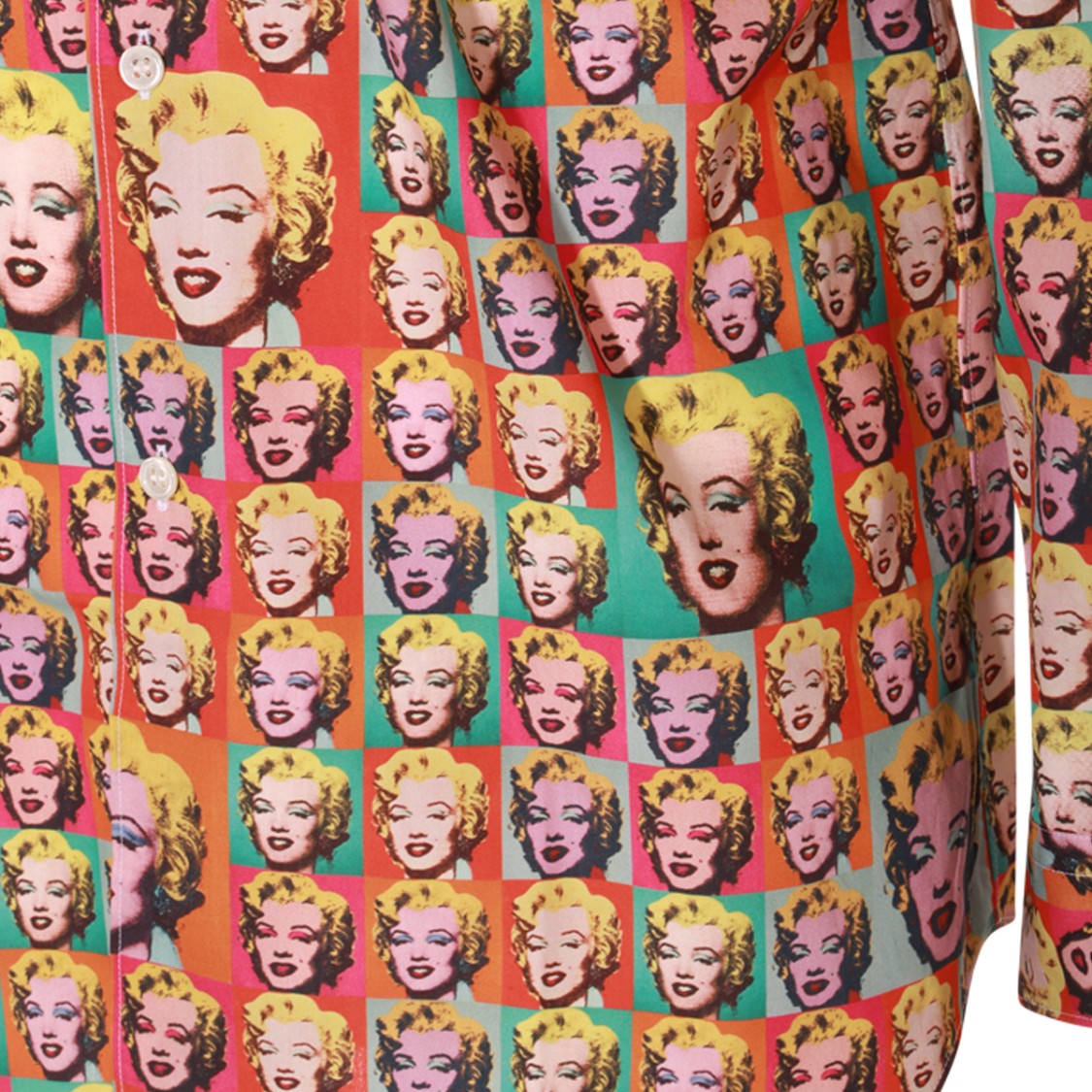Comme Des Garçons Multicolour Cotton Graphic Print Shirt