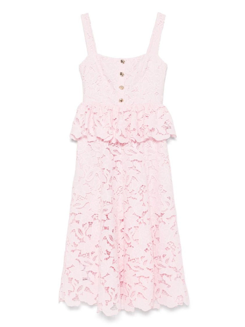 Self-Portrait Peplum Midi Dress