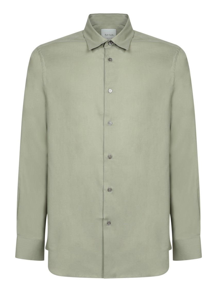 Paul Smith Cotton Shirt With Design And Fit