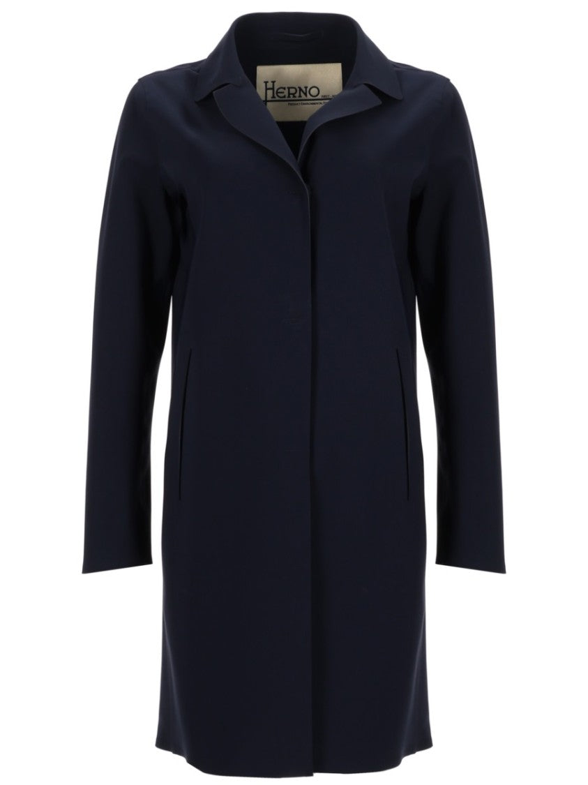 Herno Neutral First Act Straight Silhouette Coat