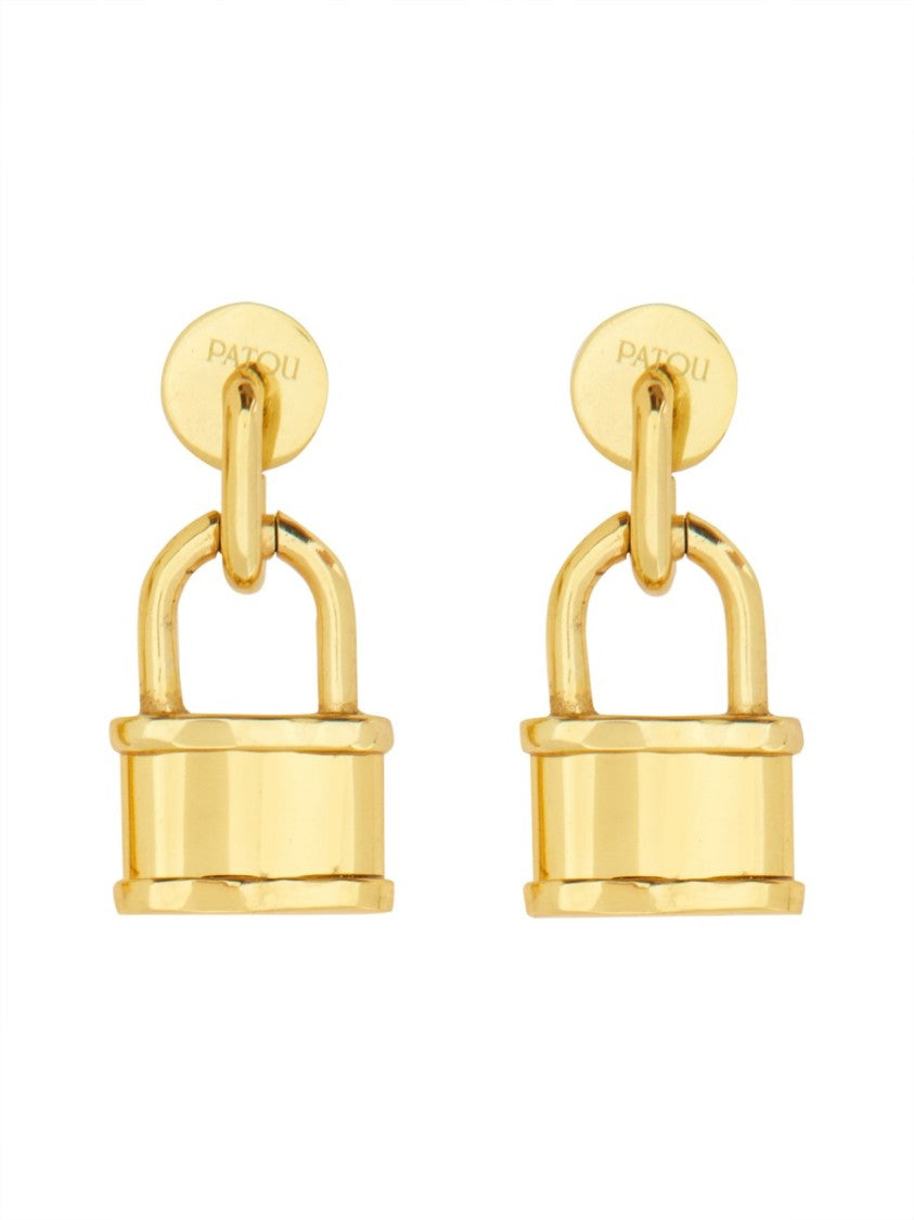 Patou Extra Small Earrings With Padlock