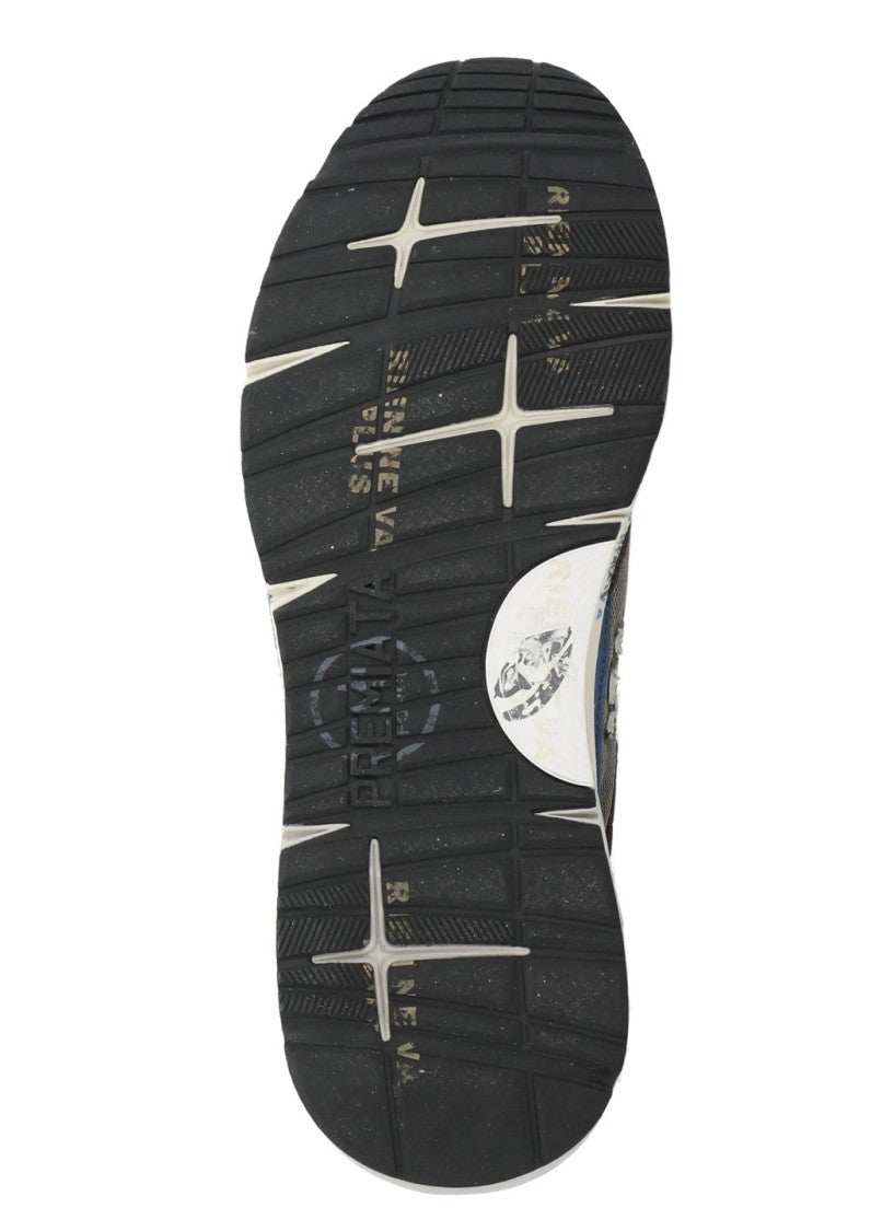 Premiata Brown Mase25 Suede Inserts Sneakers