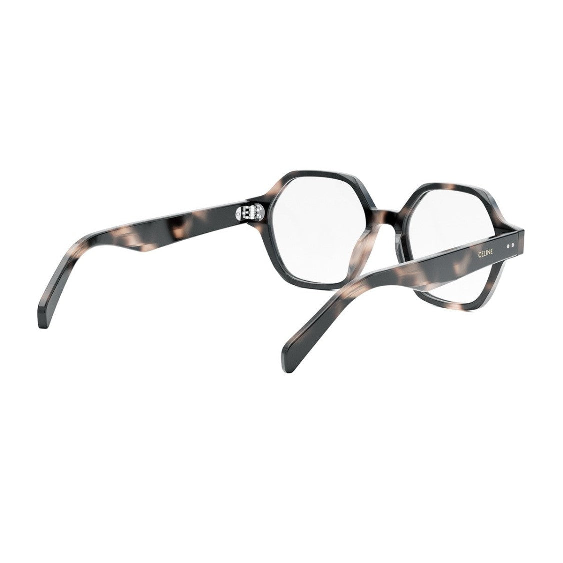 Celine Havana Thin Acetate Geometric Sunglasses