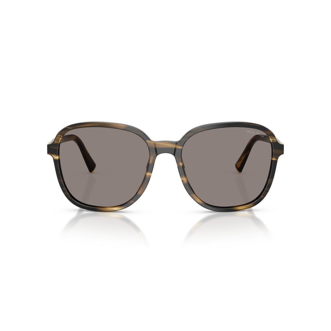 Miu Miu 0Mu B01s Oversized Square Tortoiseshell Sunglasses