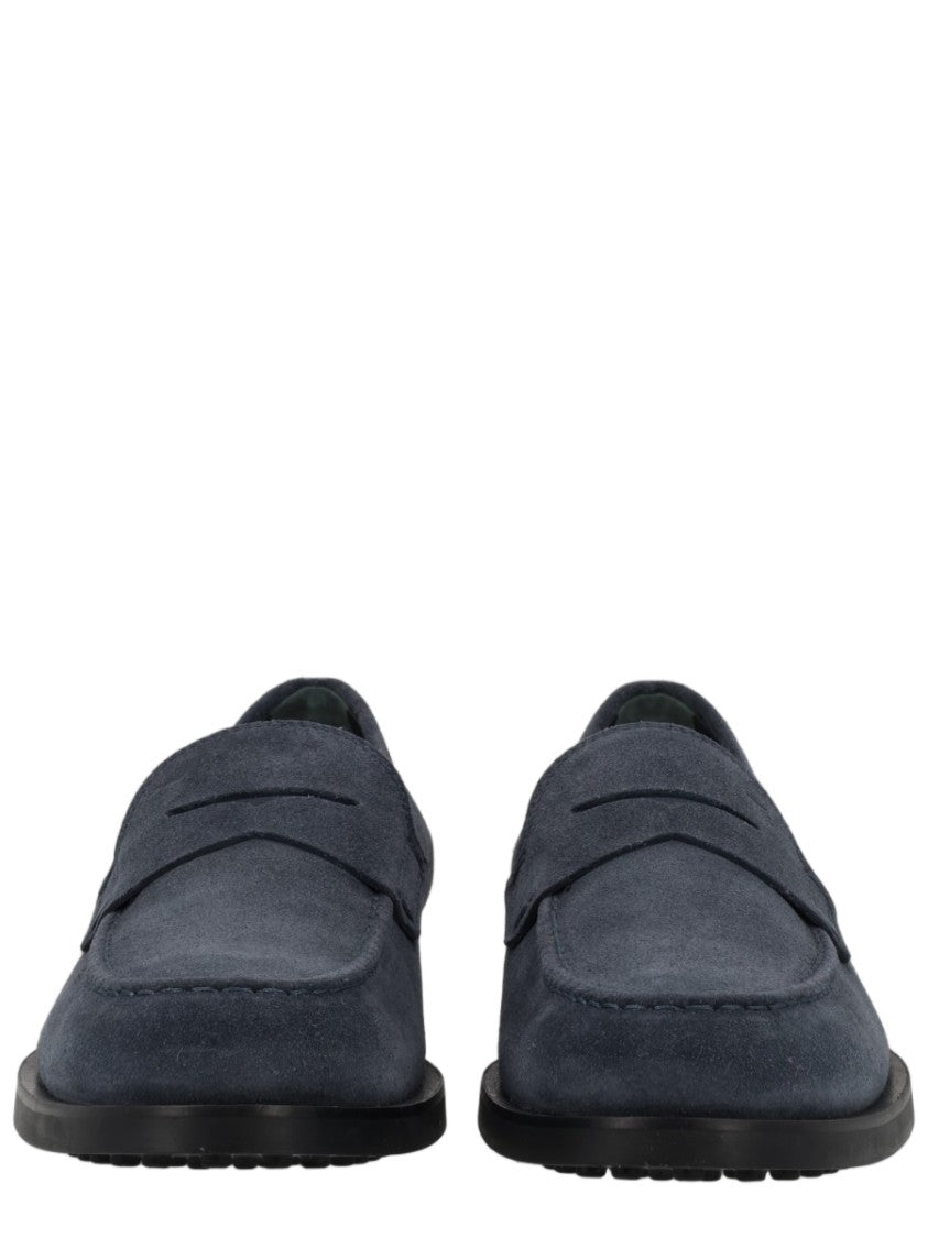 Tod's Brown Soft Suede Loafers