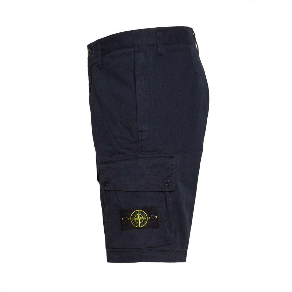 Stone Island Stretch Organic Cotton Twill Cargo Shorts