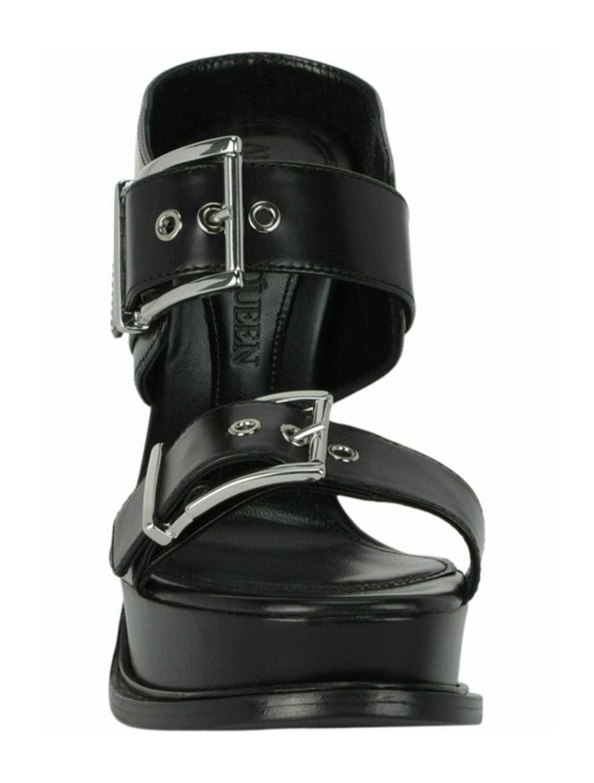 Alexander Mcqueen Boxcar Leather Sandals