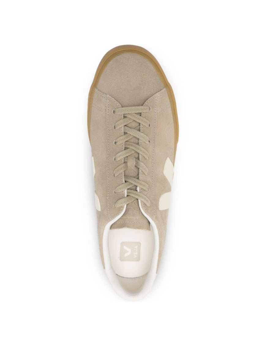 Veja Black Low-Top Suede Gum Sole Sneakers