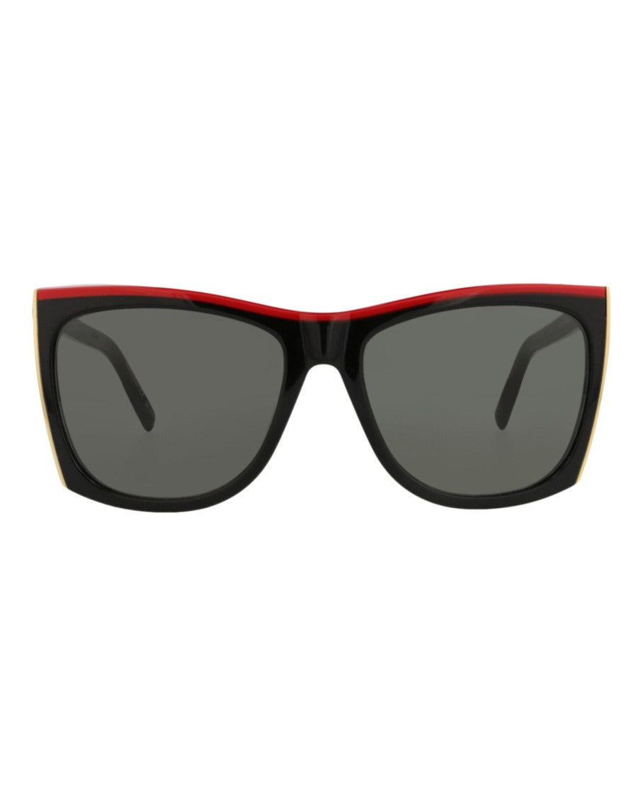 Saint Laurent Square-Frame Recycled Acetate Sunglasses
