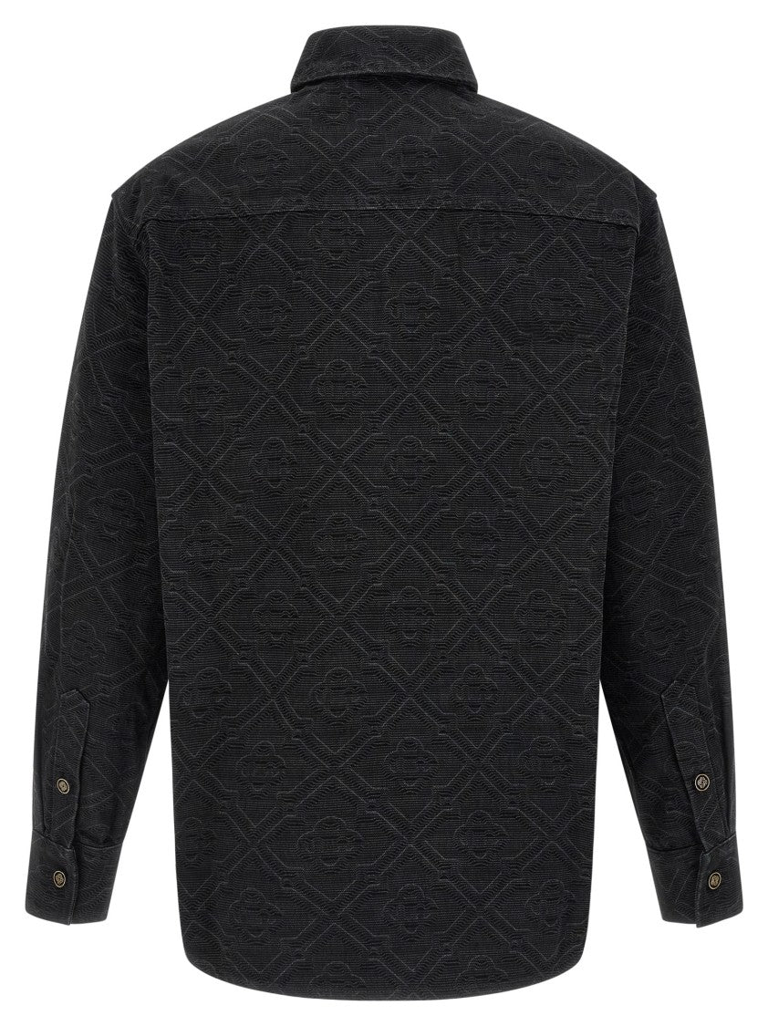 Casablanca 'Laser Monogram Denim' Overshirt