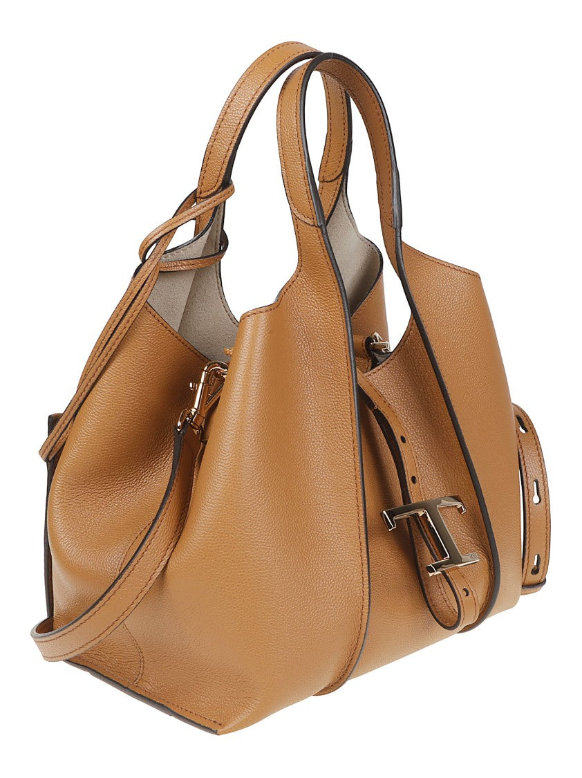Tod's Mini Tbs Brown Leather Tote Bag
