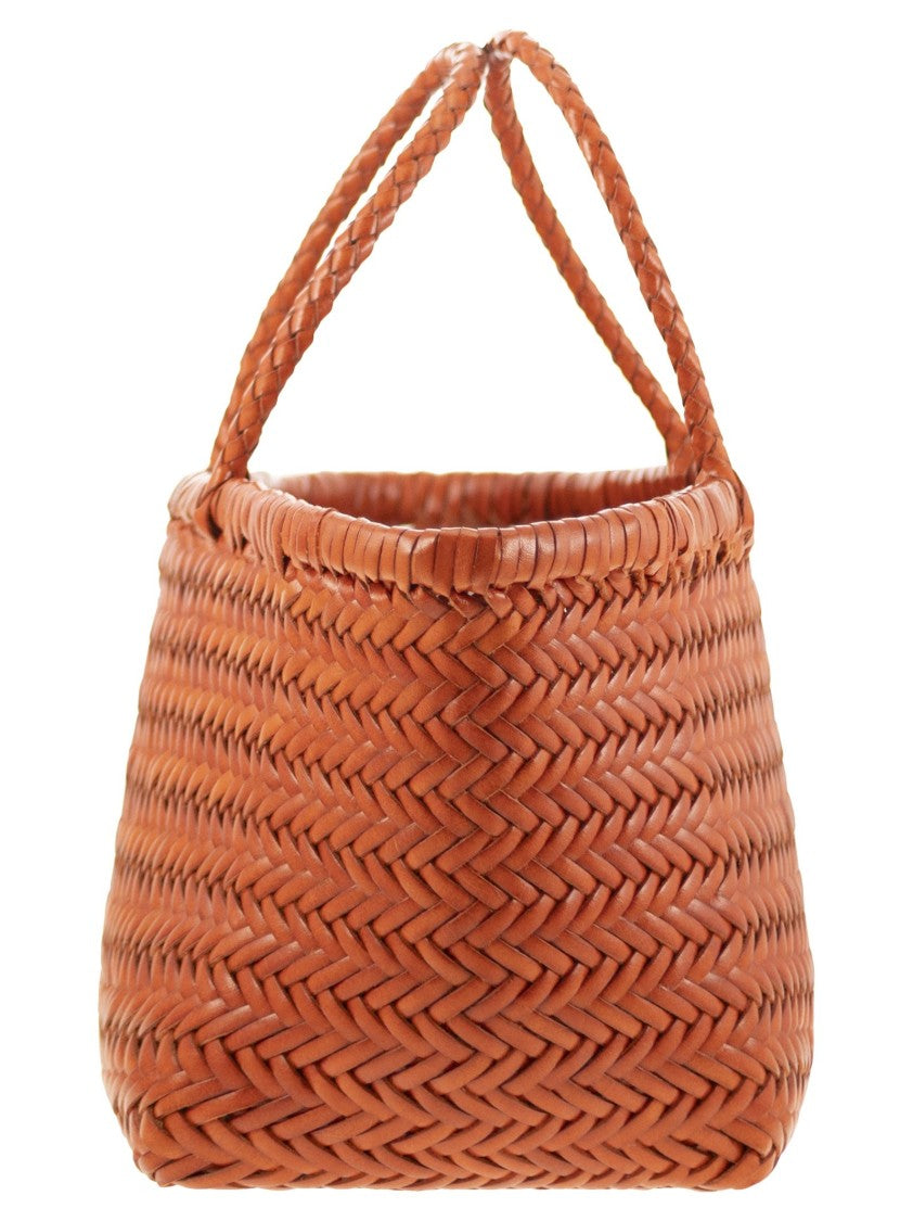 Dragon Triple Jump Small - Woven Leather Bag