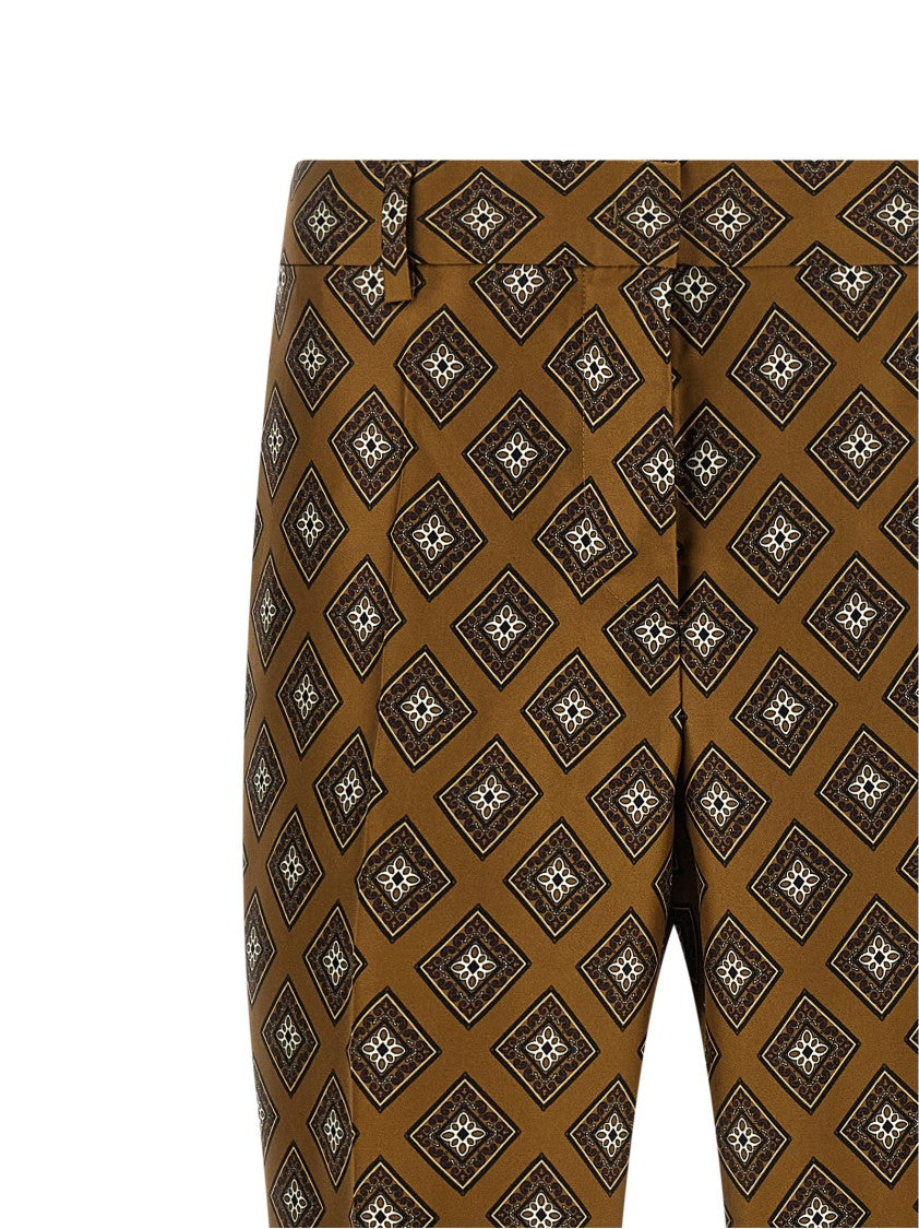 Alberto Biani Tie-Print Pants
