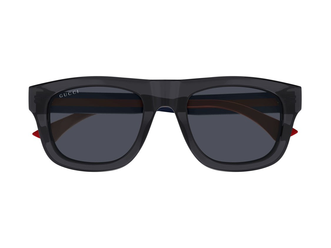 Gucci Gg1991s Striped Acetate Square Sunglasses