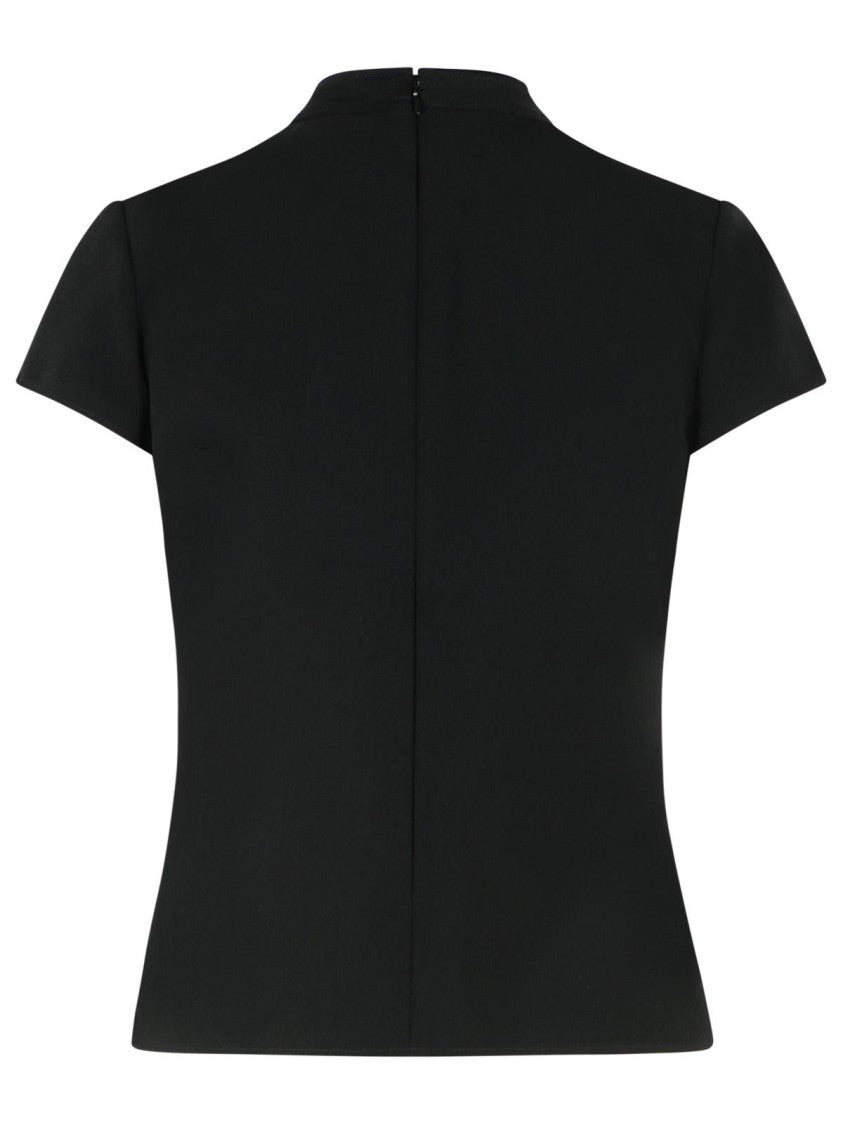 Courrèges 'Heritage' Black Polyester Blend T-Shirt