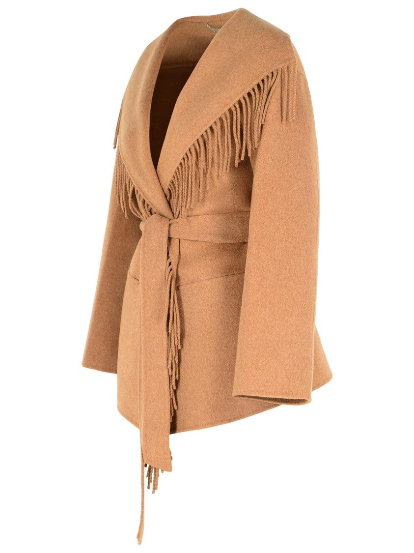 Simkhai 'Rowen' Camel Wool Blend Coat