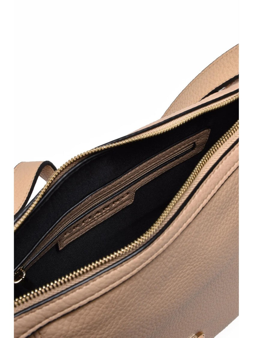 Ermanno Firenze Violeta Shoulder Bag With Textured Finish And Adjustable Strap
