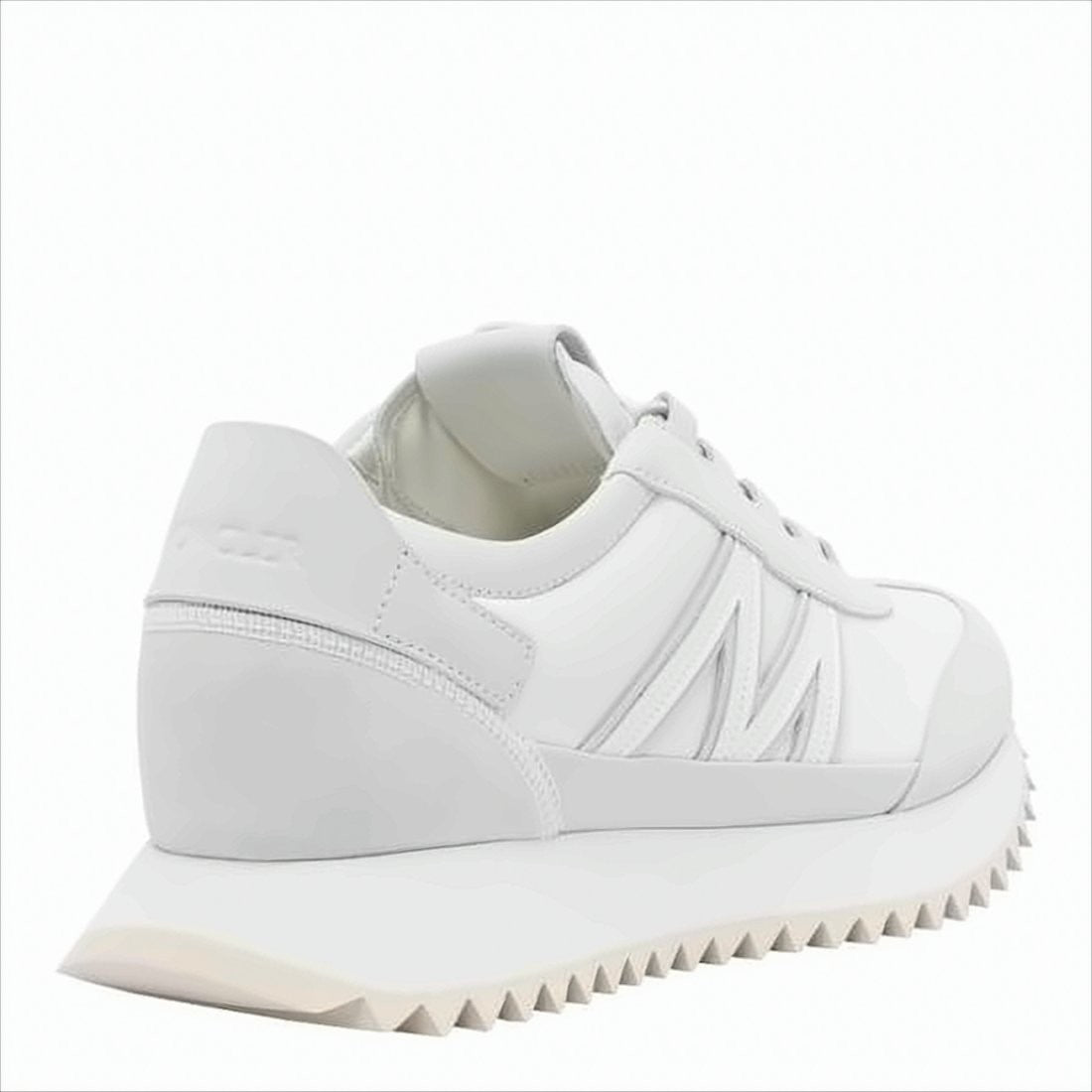 Moncler White Sneakers With Zigzag Sole