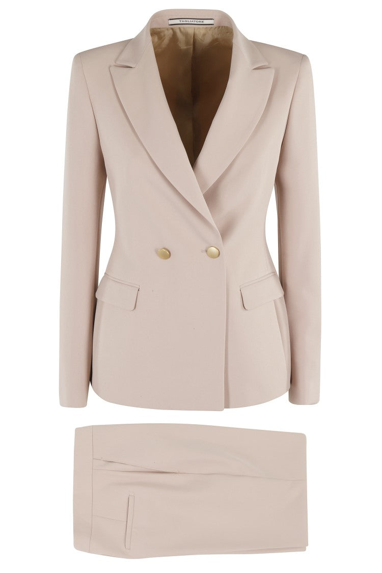 Tagliatore Double-Breasted Tailored Blazer With Straight-Leg Trousers