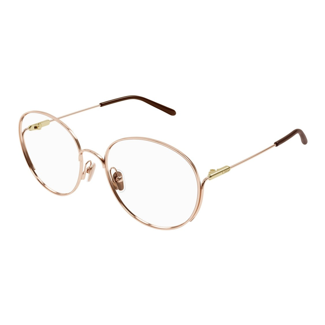 Chloé Ch0209o Delicate Rose Gold Round Frame Eyeglasses