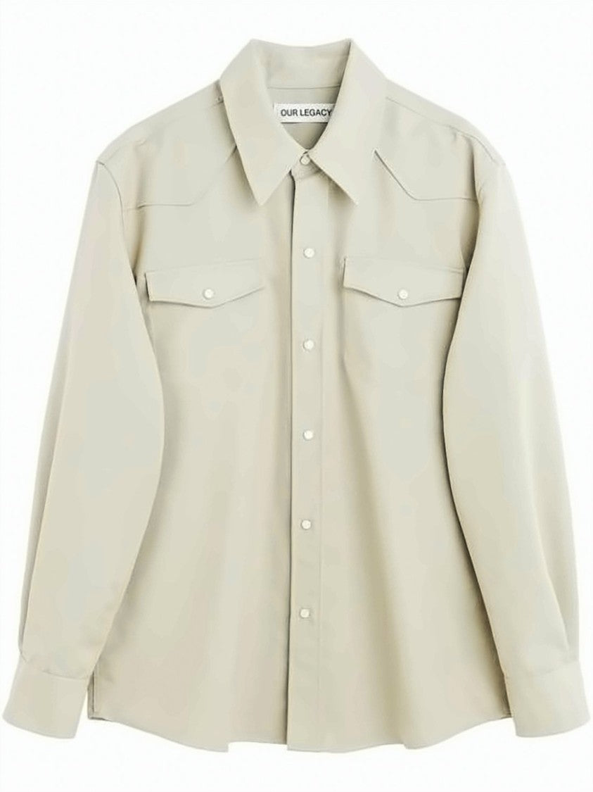 Our Legacy Long-Sleeve Casual Shirt With Classic Collar