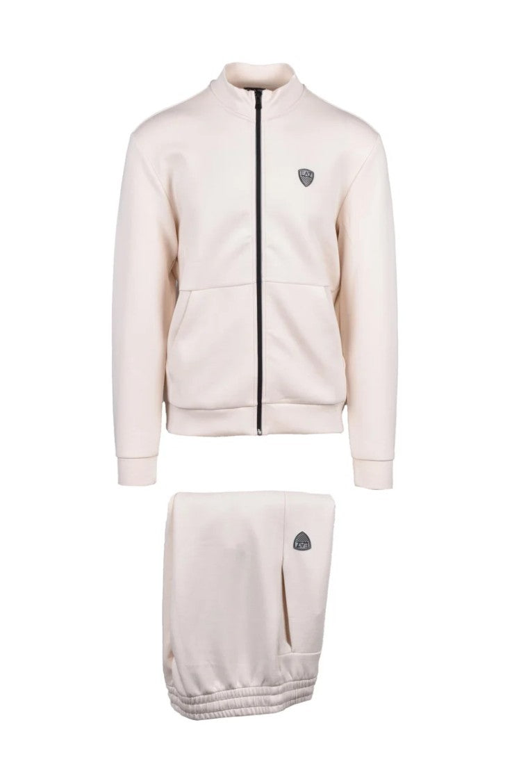 Ea7 Emporio Armani Two-Piece Activewear Jumpsuit With Zip-Up Jacket